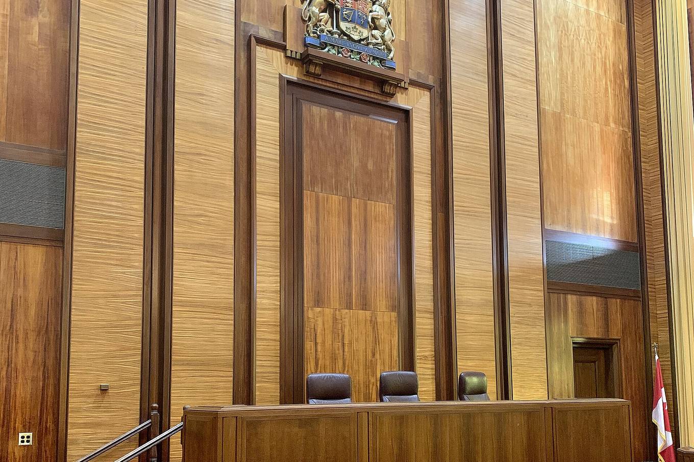 Courtroom interior